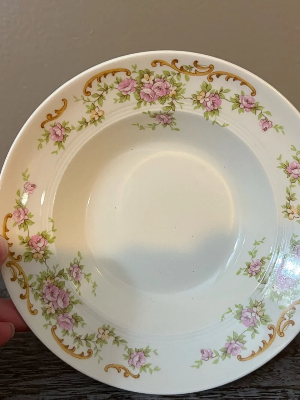 Set of 8 Vintage Salem China Co. Sandra Floral Round Bowl, 6 in